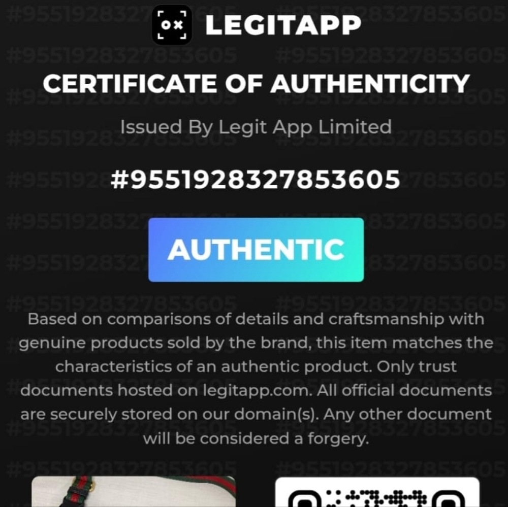 Gucci Black Leather Belt Bag with Sherrry Line Signature Strap Comes With COA - Picture 3 of 12